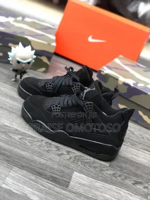 Original Jordan IV Black Cat Premium Sneakers