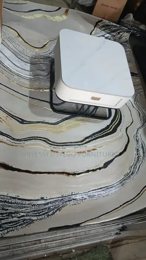 Center Table With Drawer White