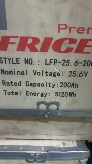 5kwh/24v Lithium Ion Battery (200Ah) Rated Capacity