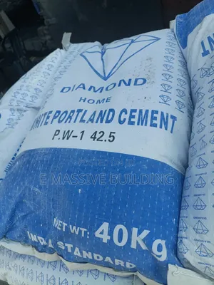 Diamond Home Portland Cement, P.W.-1 42.5, in a 40 Kg Bag.