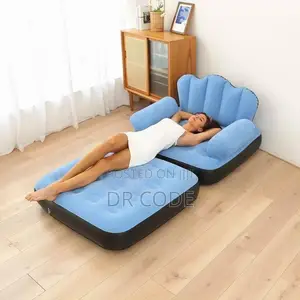 Inflatable Relaxing Sofa Chair + Pump