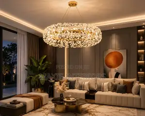 Luxury Living Room Crystal Ceiling Chandelier Light