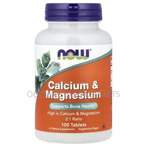 NOW Foods, Calcium Magnesium, 100 Tablets