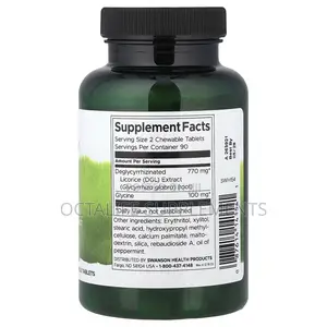 Swanson Vitamins, DGL, 180 Chewable Tablets