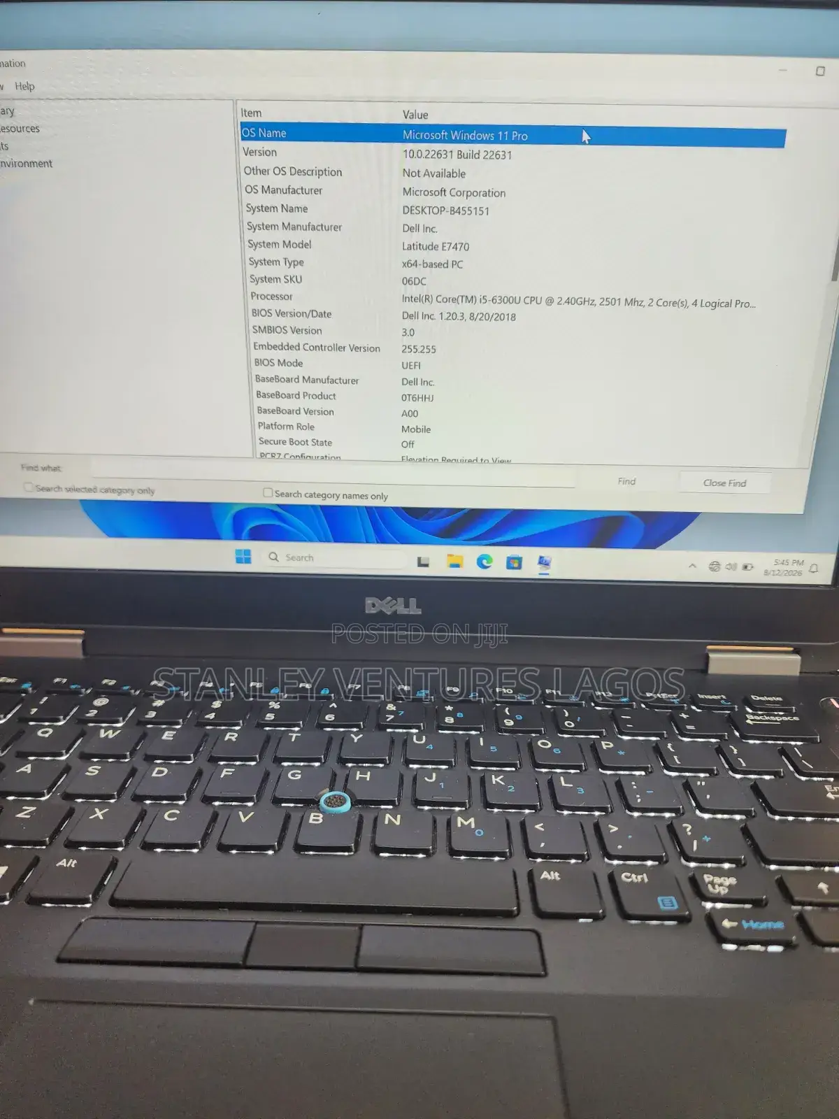 Laptop Dell Latitude E7470 8GB Intel Core i5 SSD 128GB