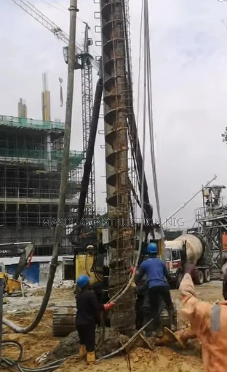 Pile Cast Fooundation