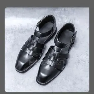 Handmade Men's Oxford Leather Shoe Sandal