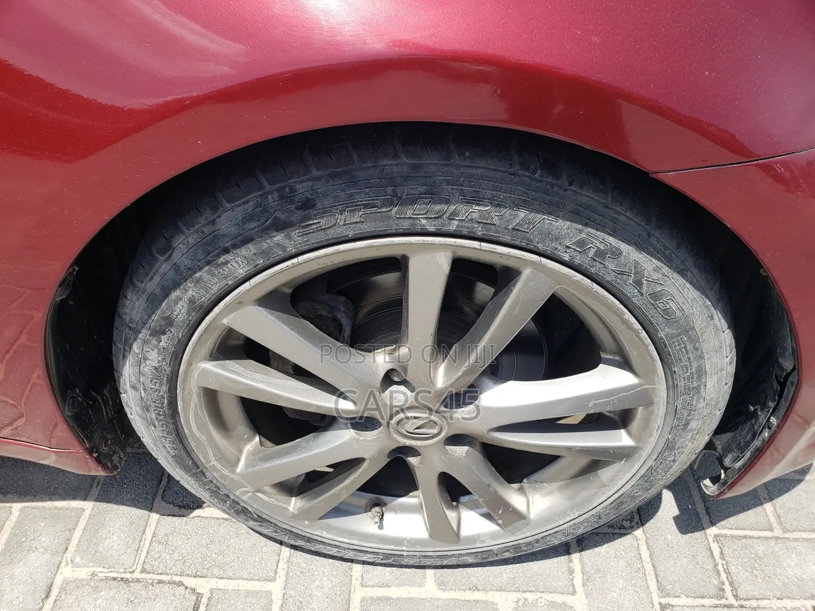 Lexus IS 2008 Red