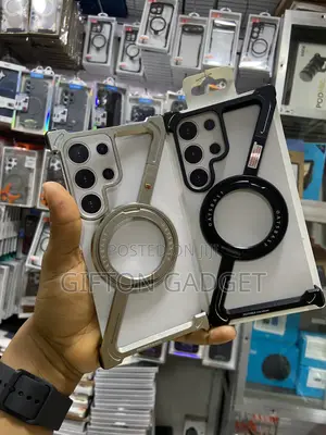 Aluminum Metal Frame Case With MagneticRing Kickstandfor S24/S23Ultra