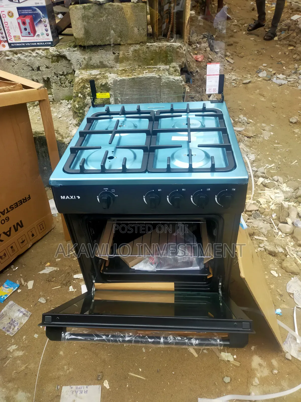 Maxi Gas Cooker 4 Bunners