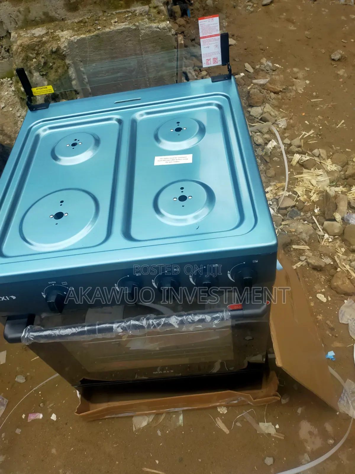 Maxi Gas Cooker 4 Bunners