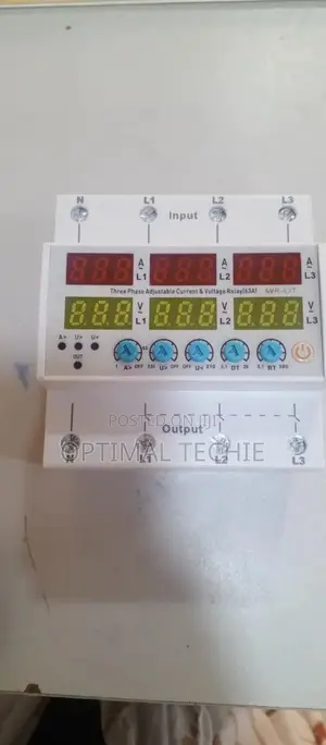 Three Phase Current and Voltage Protection Relay