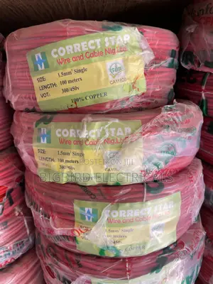 Correct Star 1.5mm Single Core Cable 100m - 100% Pure Copper