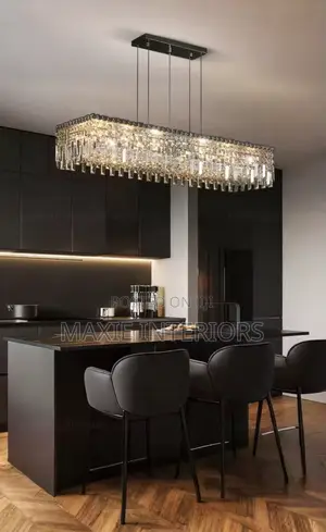 Modern Luxury Dining and Kitchen Dropping Crystal Chandelier