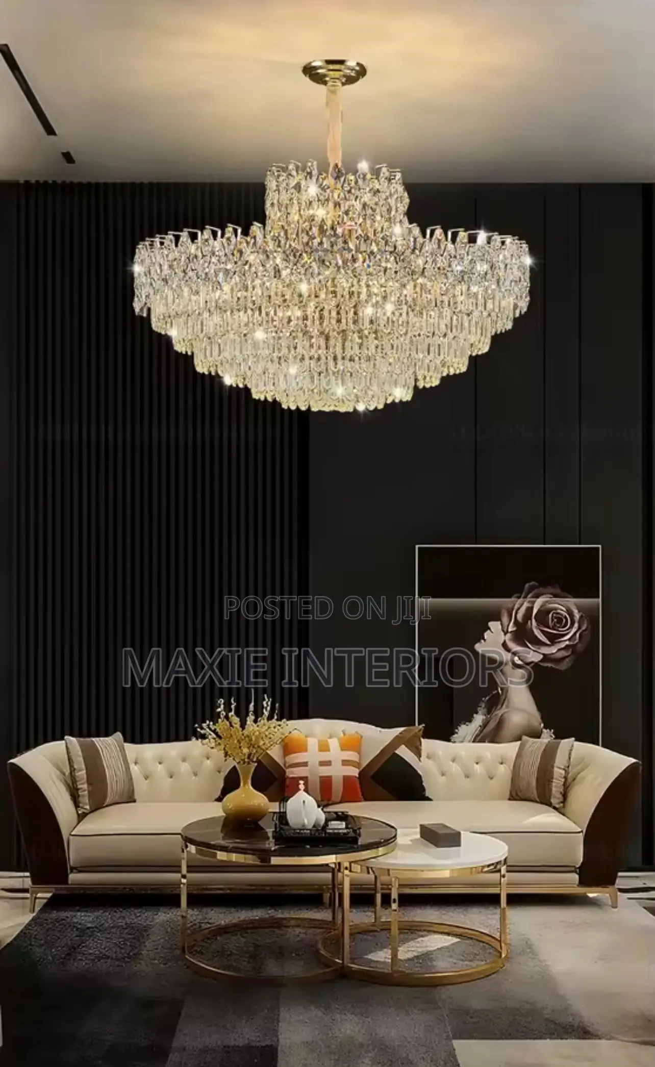 Luxury Crystal Living Room Ceiling Chandelier