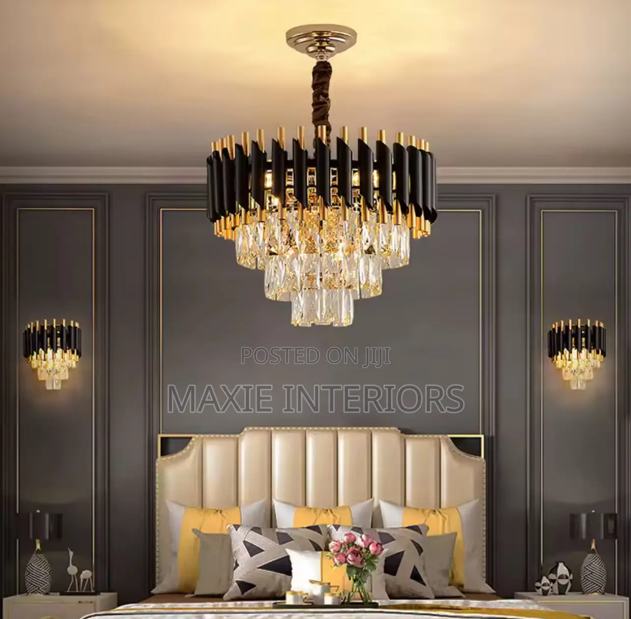 Creative Luxury Minimalist Crystal Chandelier