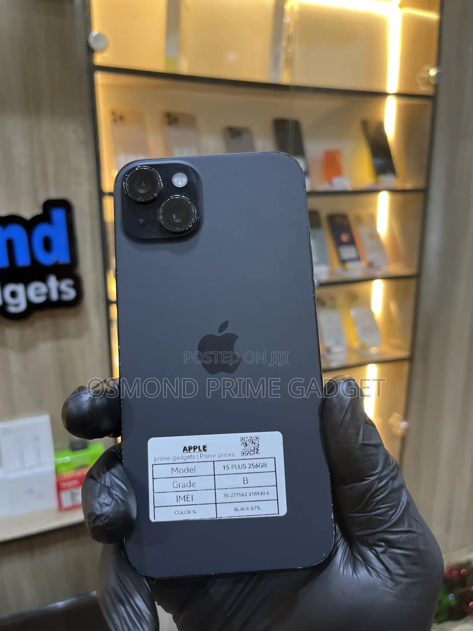 Apple iPhone 15 Plus 256 GB Black