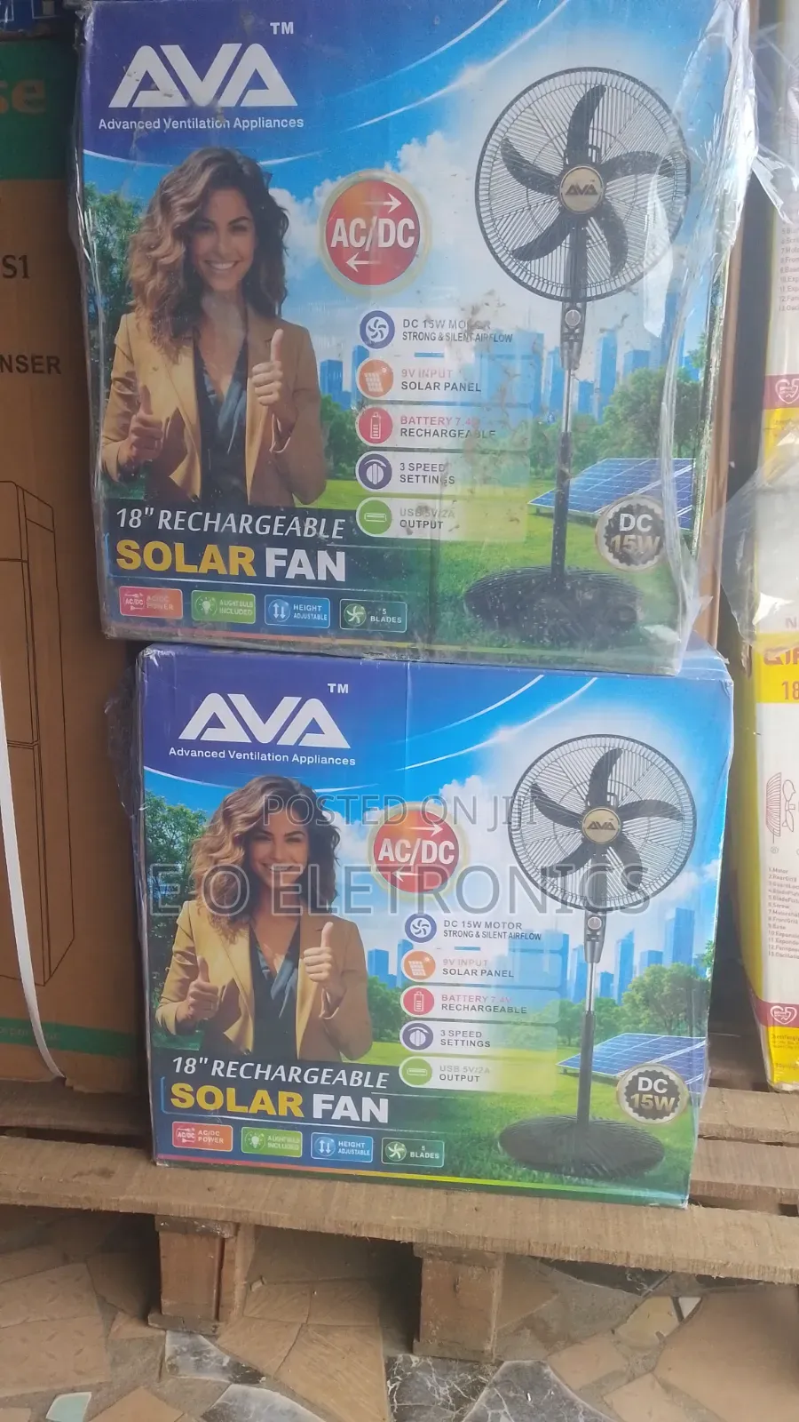 Ava AC/Dc Standing Fan