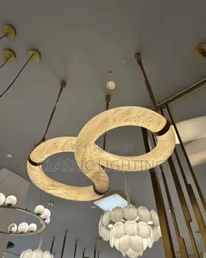 Modern Minimalist Restaurant Pendant Light Natural Marble Light Nordic