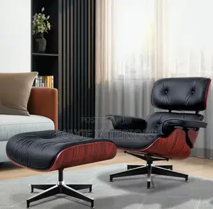 Living Room Top Grain Full Genuine Leather Lounge Furniture Armchair