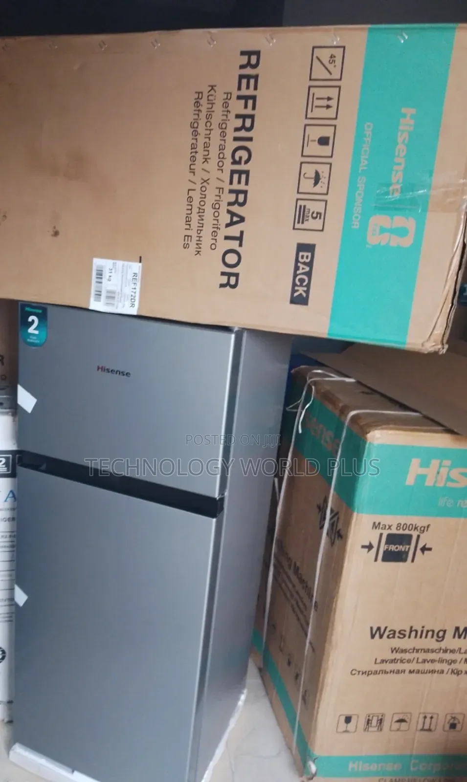 Hisense 124L Fridge With Top Freezer – Compact Spacious