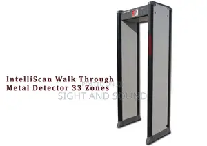 IntelliScan Walk Through Metal Detector 33 Zones