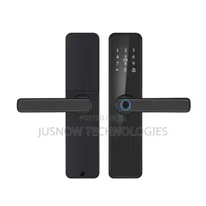Smart Door Lock With Fingerprint, PIN Code Mobile App