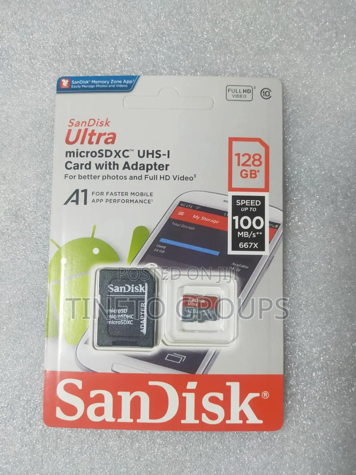Sandisk 128gb Memory Card