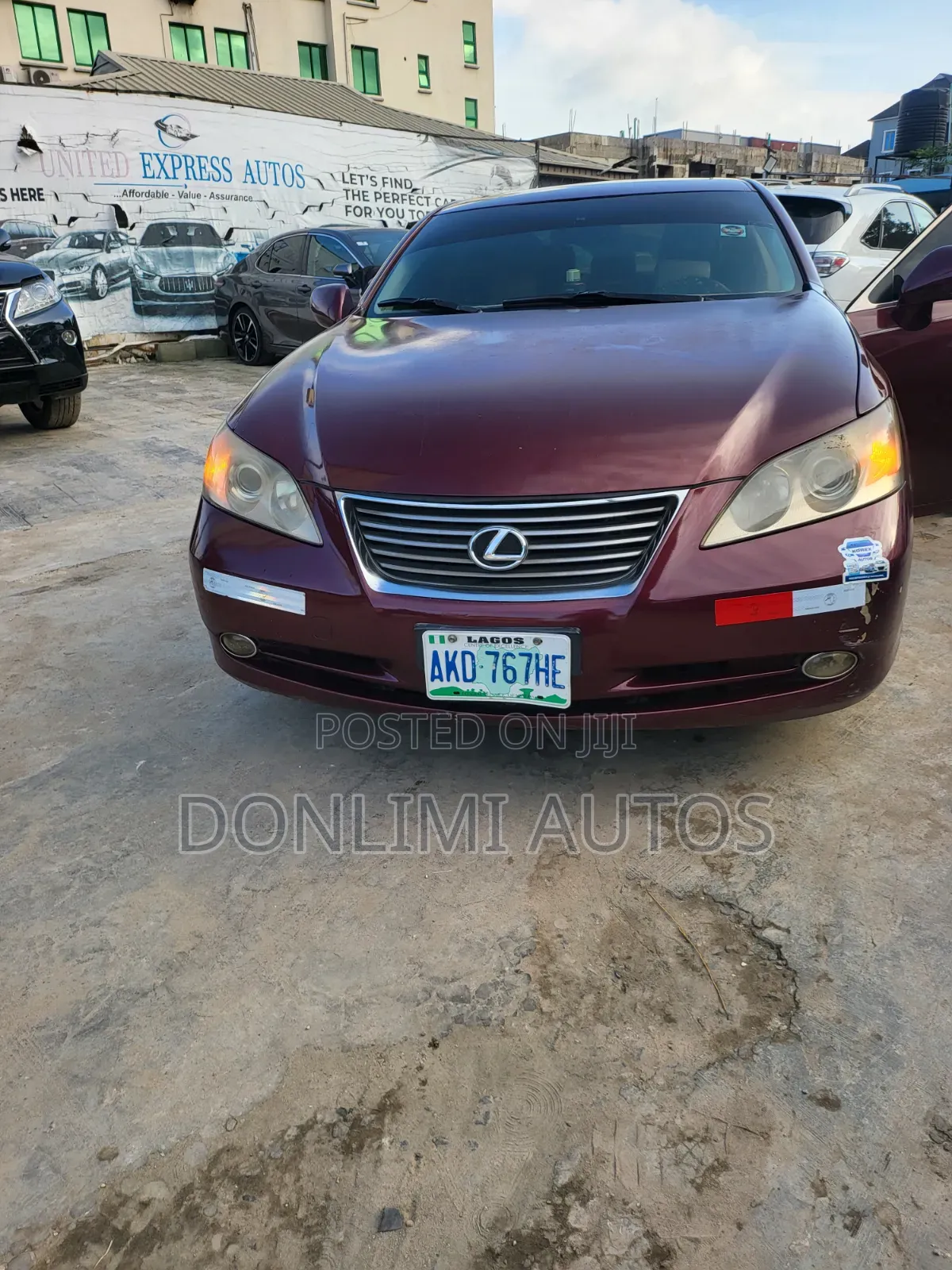 Lexus ES 350 2007 Burgundy