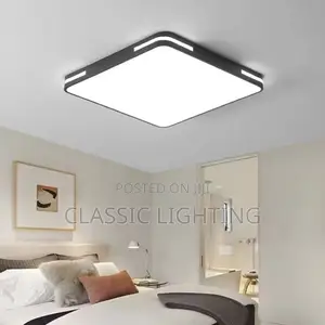 Minimalist Square Chandelier LED Ceiling Light for Bedroom Light