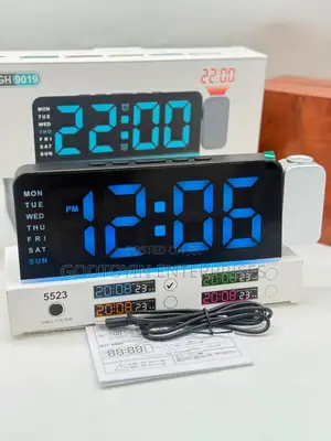 Digital LED Alarm Clock With Projector
