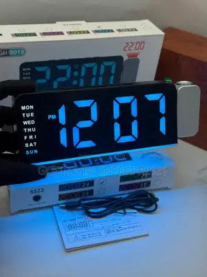 Digital LED Alarm Clock With Projector