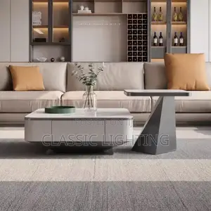 Nordic Modern Living Room Coffee Table Simple Household Rock Table