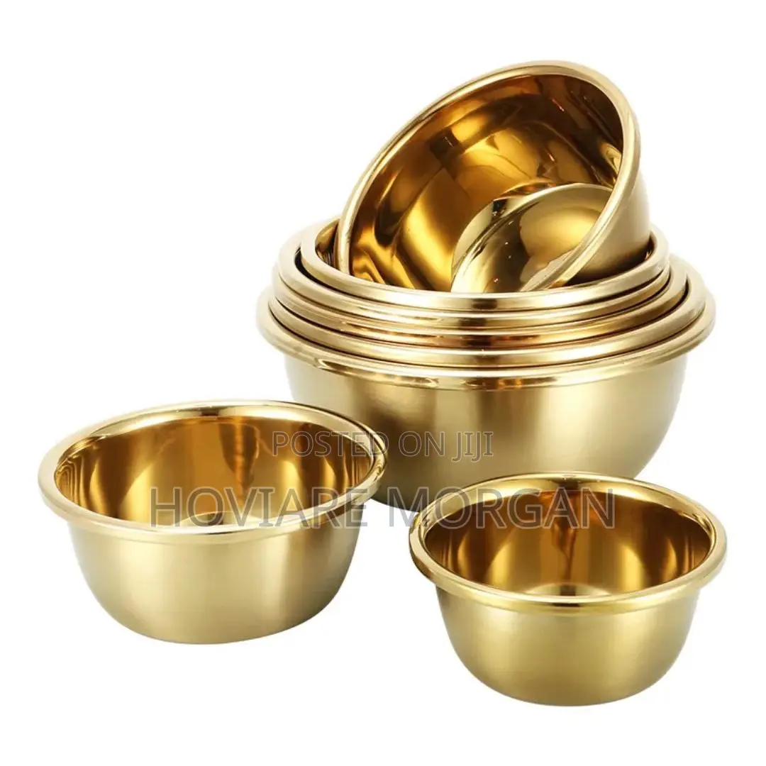 Quality Gold Mixing Bowl