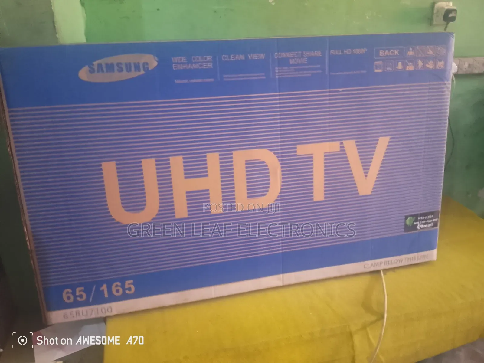 Samsung 65inches Smart Television (New)
