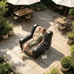 Green Lion Single Air Chair - Beige