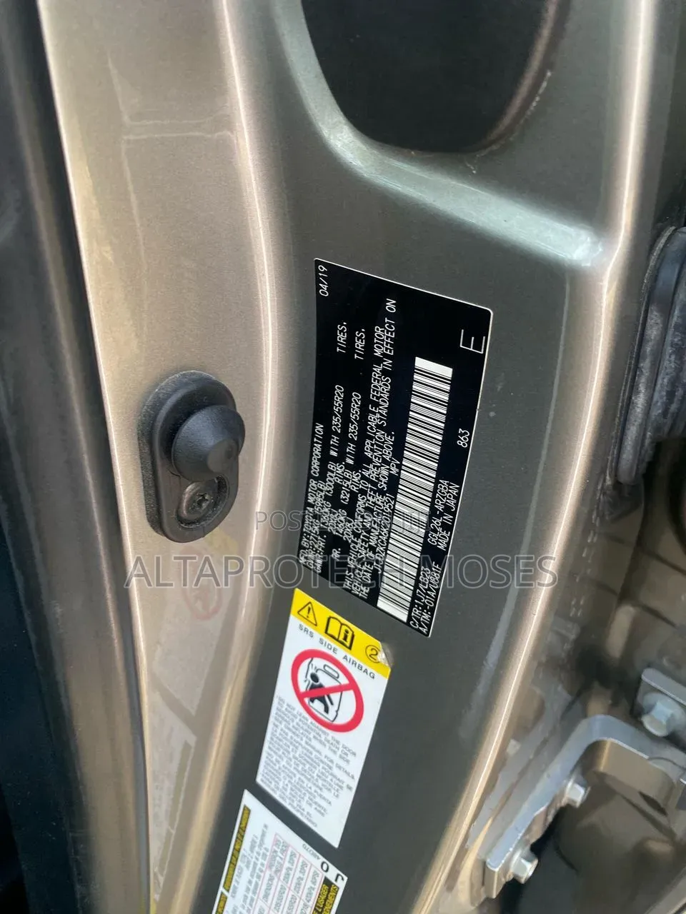 Lexus RX 350 AWD 2019 Gold
