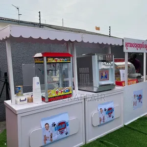 Popcorn,Cotton Candy and Ice Cream for Kids' Party