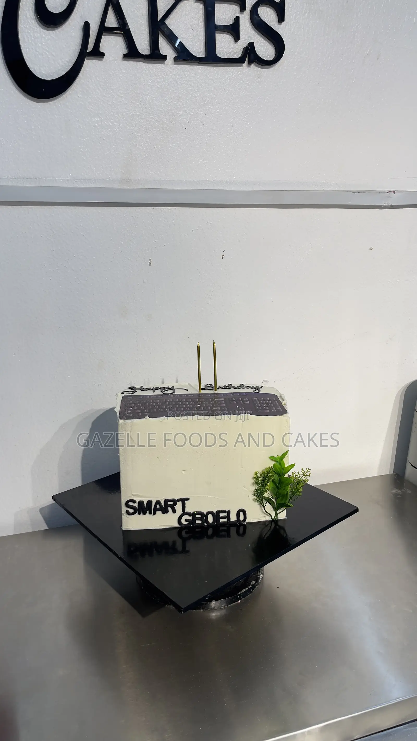 Custom Made Rectangle Cake 10 by 5inches