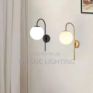 Modern Simple LED Wall Lamps Creative Glass Ball Wall Light