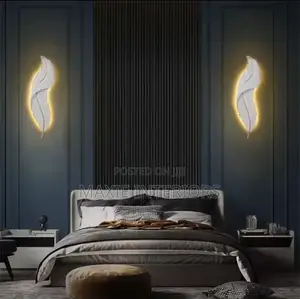 White Feather LED Wall Lamps