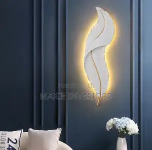 White Feather LED Wall Lamps