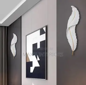 White Feather LED Wall Lamps