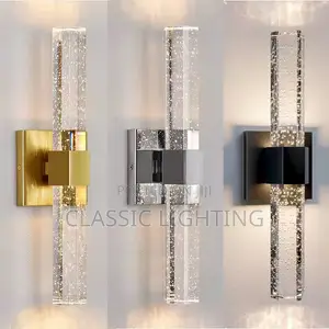 Crystal LED Wall Lamps Bathroom Dresser Living Room Bedroom Mirror