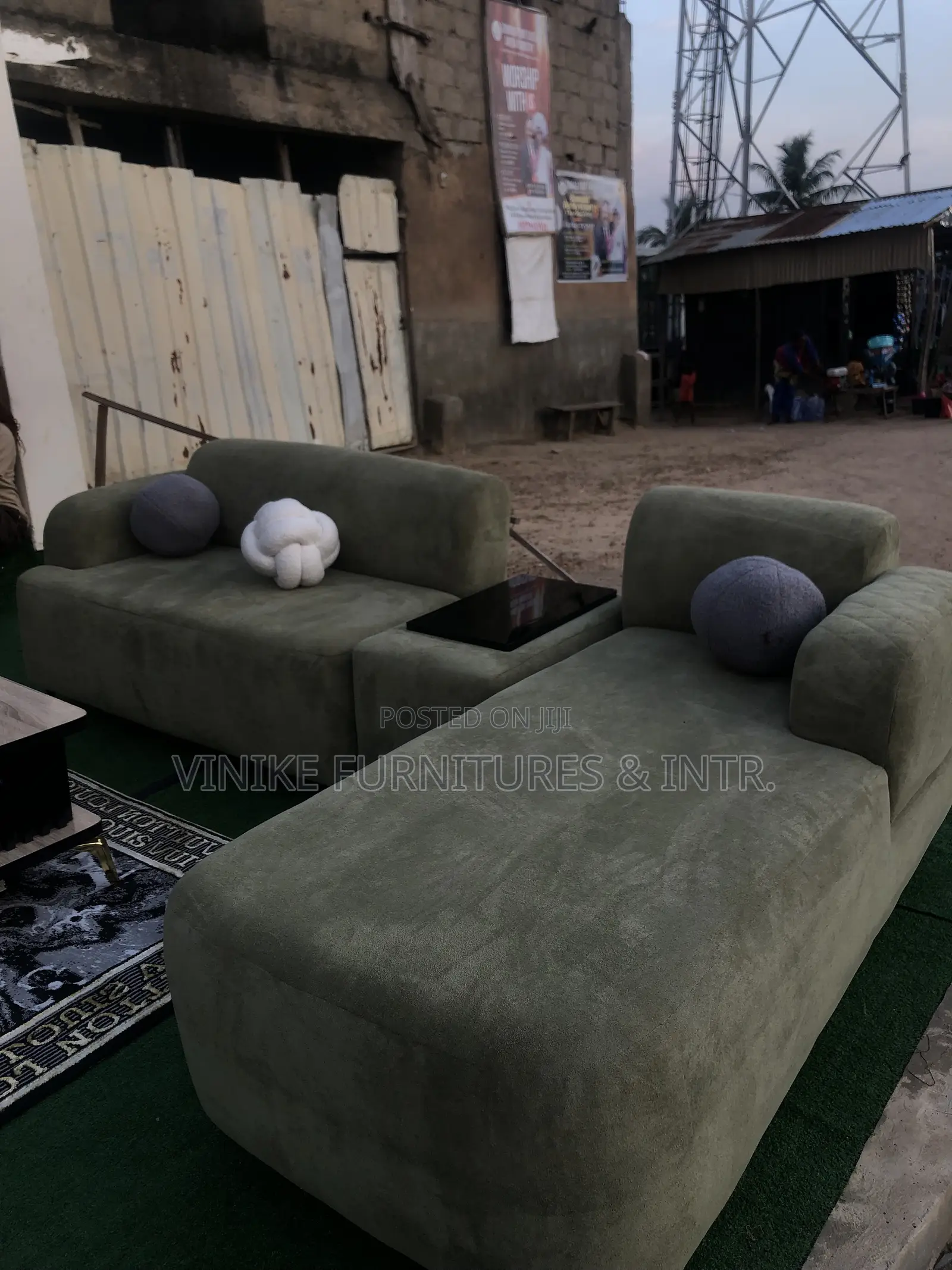 5 Seater Coffee Table Side Table L Shape Modern Couch