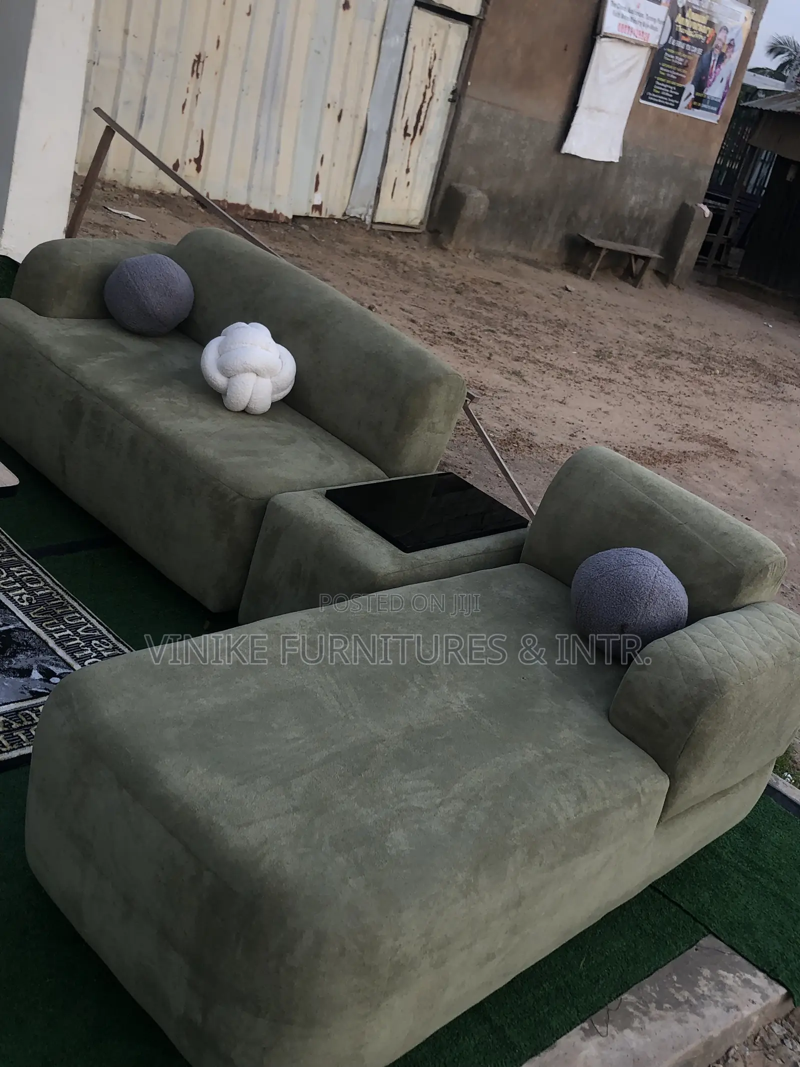 5 Seater Coffee Table Side Table L Shape Modern Couch