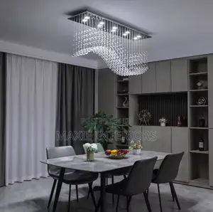 Luxury Crystal Raindrops Chandelier