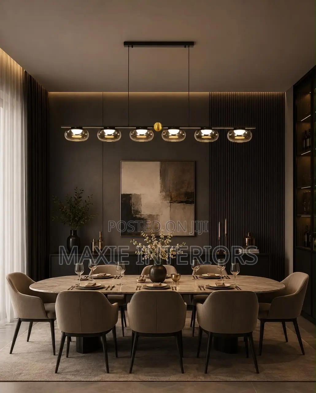 Modern Dining Room, Kitchen Led Ceiling Chandelier Lights