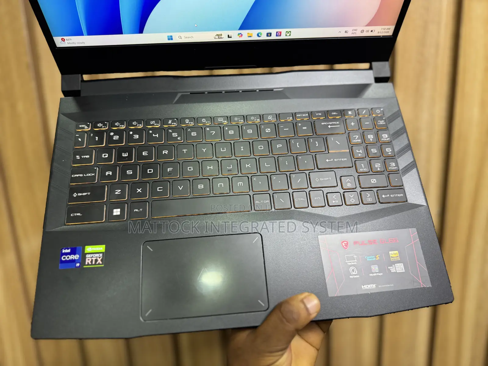 Laptop MSI Pulse GL66 32GB Intel Core i9 SSD 512GB