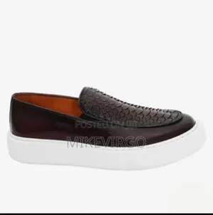 Classic Men's Leather Snickers Sole Shoe.